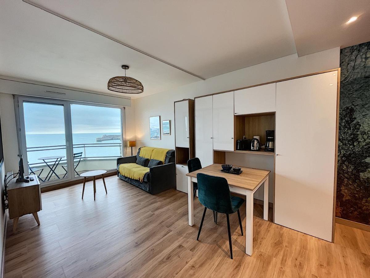 Charmant T2 En Front De Mer, 4 Pers., Ascenseur, Garage, Wi-Fi - Fr-1-361-383 그랑빌 외부 사진
